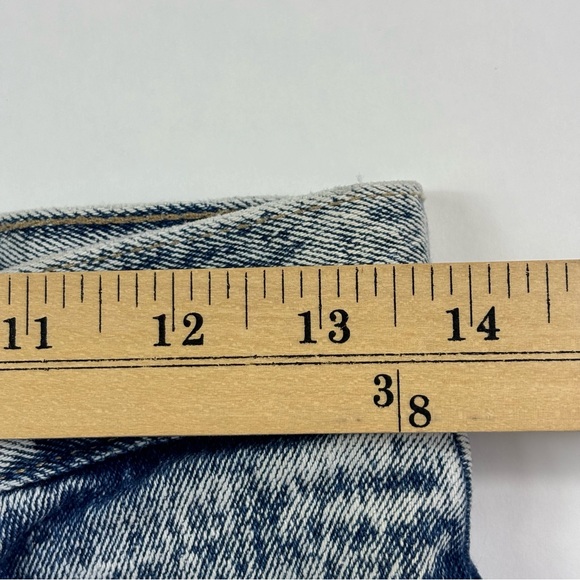 Vintage 80s zipper ankle jesns 8 high rise acid wash 27 stretch Pure Jeanswear - Picture 10 of 11